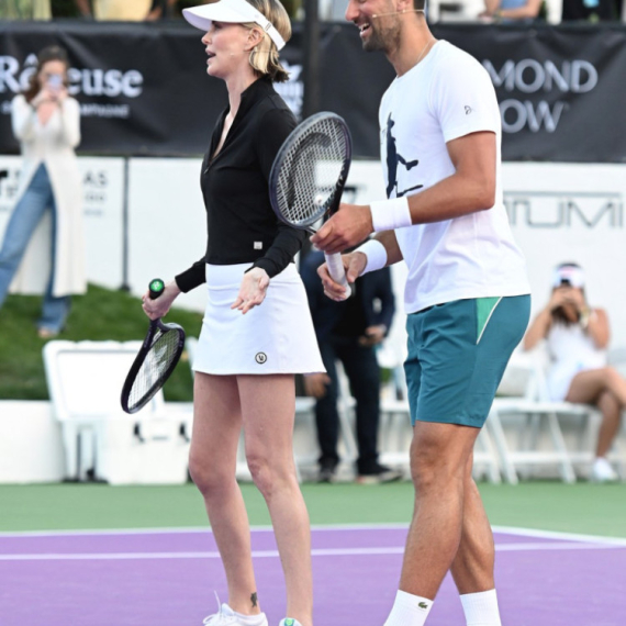 Novak Đoković i Šarliz Teron odigrali tenis za pamćenje FOTO/VIDEO