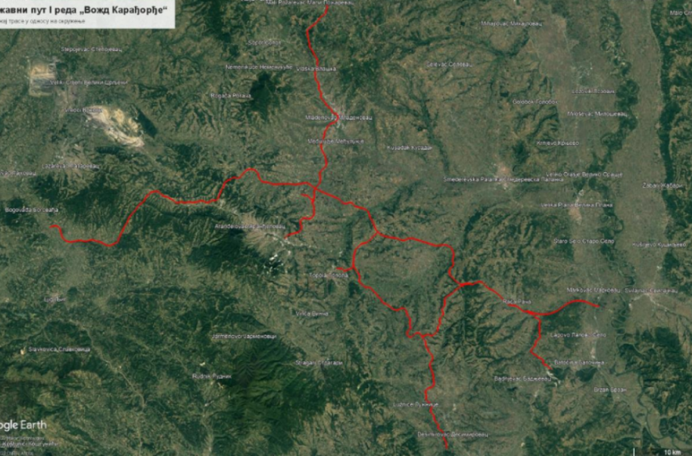 Tri tunela, 130 mostova i 21 petlja: Ovo je plan za put Vožd Karađorđe