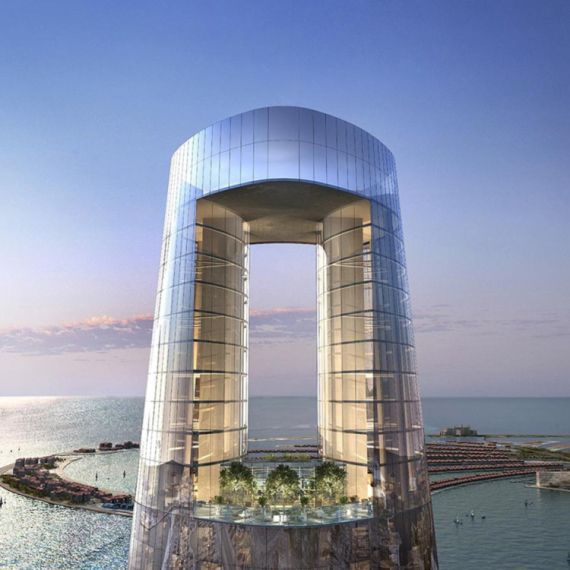 Otvoren zvanično najviši hotel na svetu: Bazen bez ivice na 76. spratu FOTO