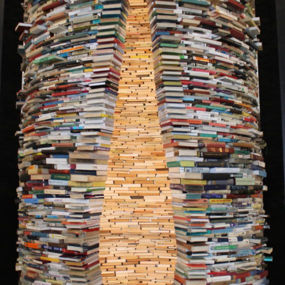 TikTok zaludeo turiste u Pragu: Zbog skulpture od 8.000 knjiga čeka se i do dva sata VIDEO