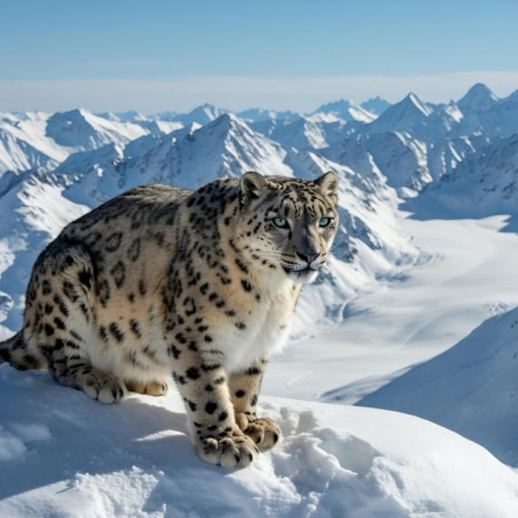 Snežni leopard napao turistkinju na poznatom skijalištu: Dramatični snimci VIDEO