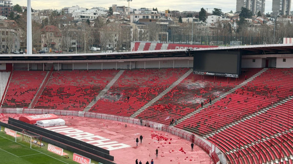 "Marakana" jutro posle derbija: Iz kluba poručuju – šteta nikad veća VIDEO