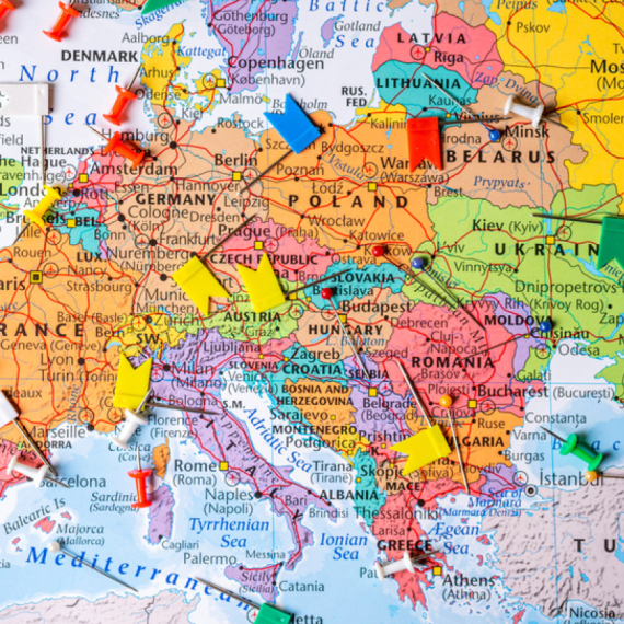 Pojavila se mapa evropskih regiona; Hrvati besni, evo šta je sa Srbijom FOTO