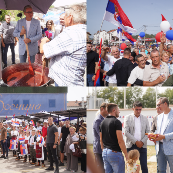 Vučić u Voljevcima; Najavio brzu saobraćajnicu Loznica-Mali Zvornik: "Beograd na sat i 20 minuta"
