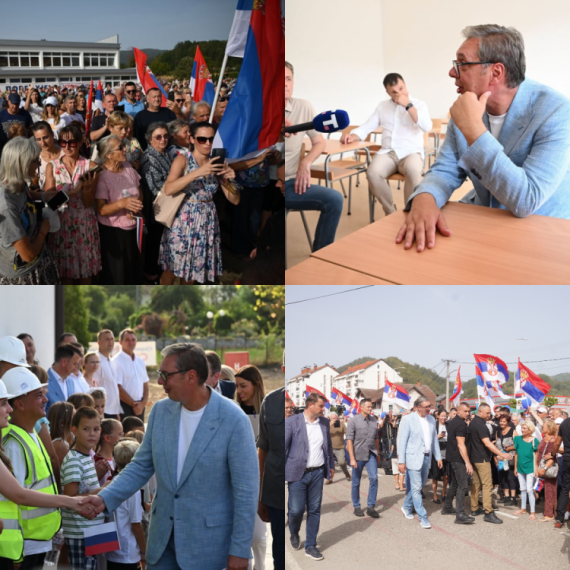 Vučić u Loznici najavio ubrzane radove i nove puteve; "Vidi se ogroman napredak u Loznici" FOTO/VIDEO