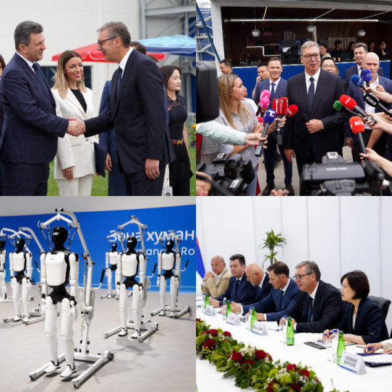 Vučić otvorio fabriku robota u Šapcu: "Srbija je na vrhu Evrope"; "Pisaće 'Made in Serbia'" FOTO/VIDEO