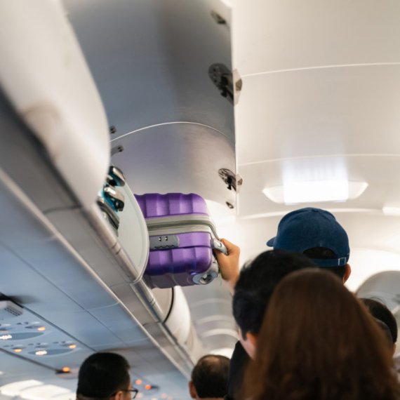 Panika u avionu: Zmija izašla iz ručnog prtljaga FOTO