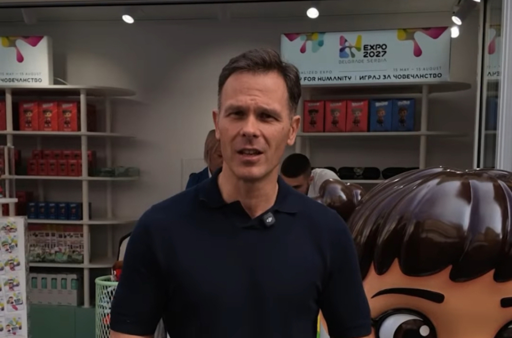 Rastko i Milica stigli u Knez Mihailovu: Otvorena prva EXPO 2027 pop-up prodavnica VIDEO