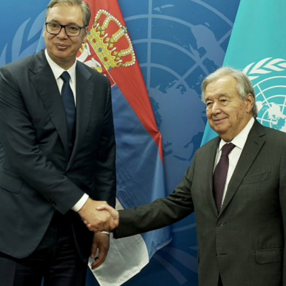 Vučić otvoreno sa Guterešom: "Razgovor o situaciji na KiM i Rezoluciji 1244" VIDEO