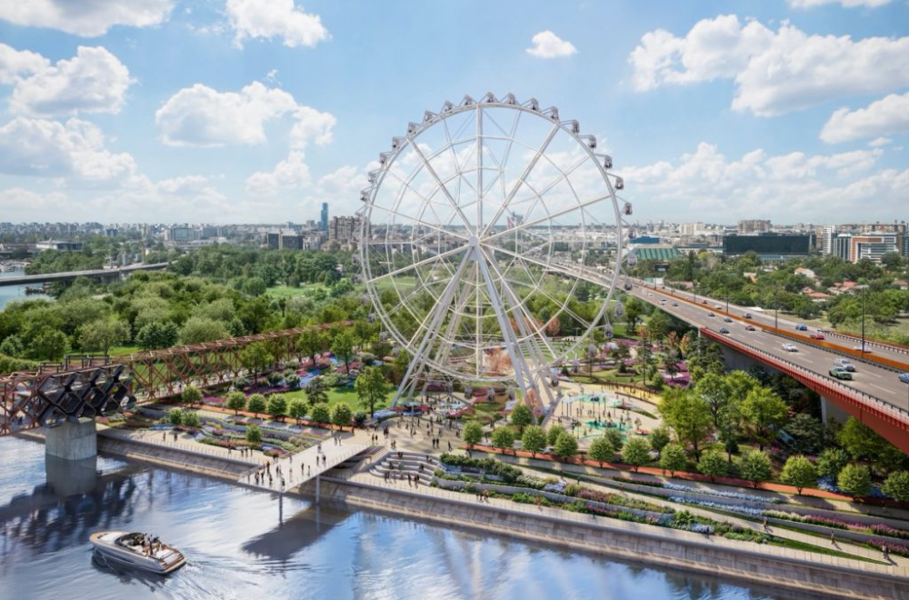 "Belgrade Eye" korak bliže gradnji: U parku od 17.000 kvadrata niče točak od 80 metara i 40 kabina