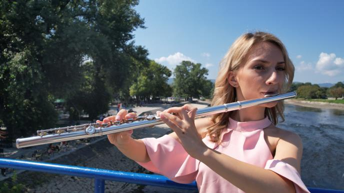 Tijana iz Trstenika flautom osvojila mreže: Kad sam čula te zvuke, odmah sam se zaljubila FOTO
