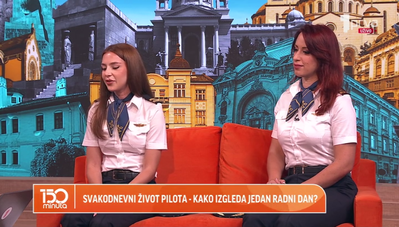 Marta i Vanja, mlade i uspešne pilotkinje